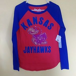 Kansas Jayhawks rhinestone shirt